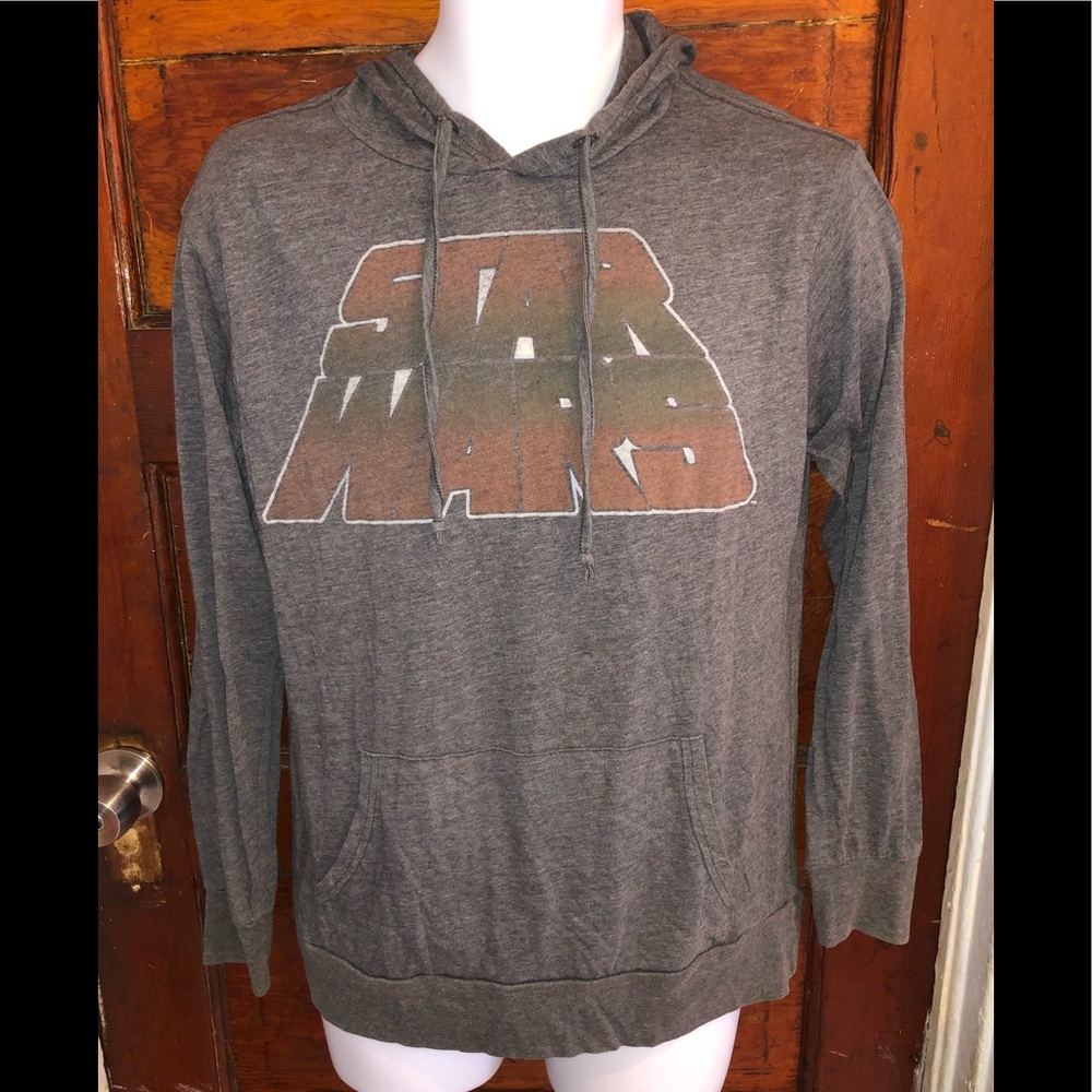 Star Wars Long Sleeve Hooded T-Shirt Size M